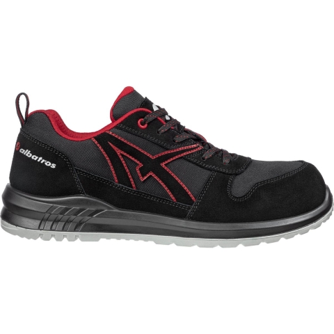 Albatros CLIFTON LOW SRC 648700210000046 Veiligheidsschoenen S3 Schoenmaat (EU): 46 Zwart, Rood 1 paar