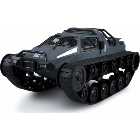 Amewi Grijs, Blauw 1:12 RC auto Elektro Rups-driftwagen RTR 2,4 GHz Incl. accu en lader
