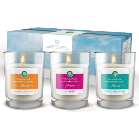 Air Wick Candle Aroma Gift Box 220 g 3 stk.