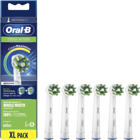 Oral B Cross Action Clean Maximiser   6 stk.