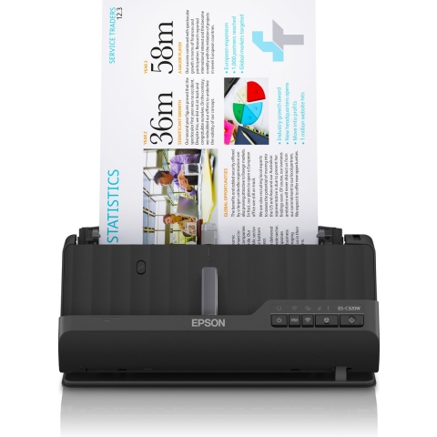 Epson WorkForce ES-C320W Scanner 30ppm Documentscanner 1200 x 1200 USB-A 2.0, WiFi 4 (IEEE 802.11 n/g/b/a)