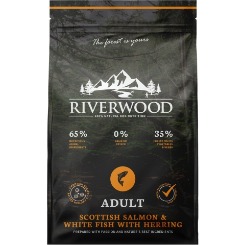 Riverwood Adult Scottish Salmon&White Fish with Herring 12 kg