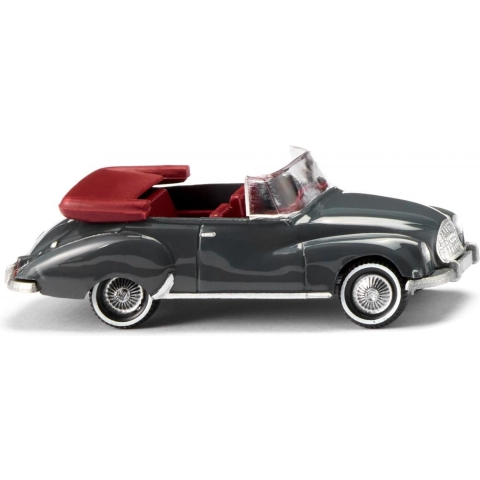 Wiking 0125 03 H0 Auto DKW Cabrio - ijzergrijs