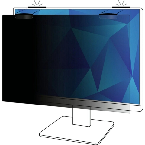 3M PF230W9EM Privacyfolie Monitor 58,4 cm (23) Beeldverhouding: 16:9 7100259462 Universal