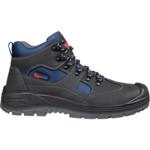 Footguard SAFE MID 631840-44 Hoge veiligheidsschoenen S3 Schoenmaat (EU): 44 Zwart, Blauw 1 stuk(s)