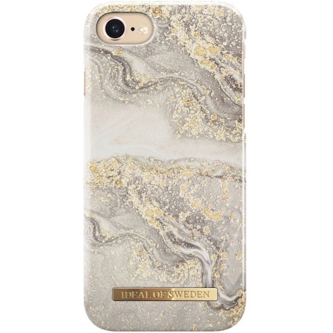 iDeal Of Sweden Cover Sparkle Greige Marble iPhone 6/6S/7/8 (U)