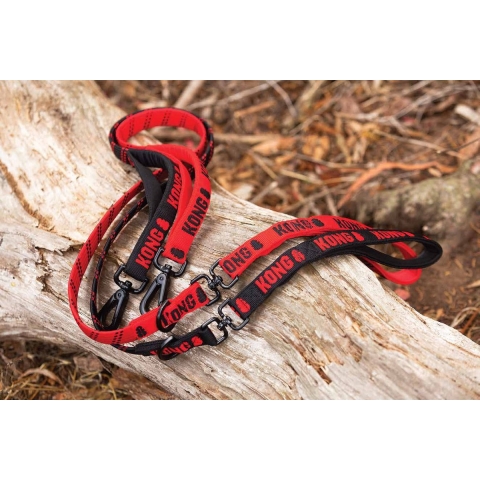 Kong Zero-Shock Leash One Size Red