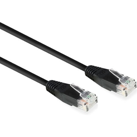 ACT Zwart 15,0 meter U/UTP CAT6 patchkabel met RJ45 connectoren