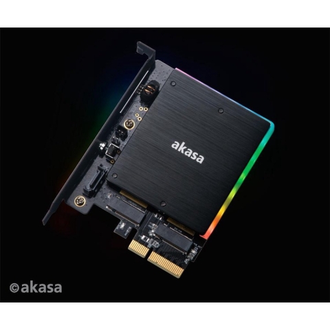 Akasa M.2 PCI-E SATA RGB LED