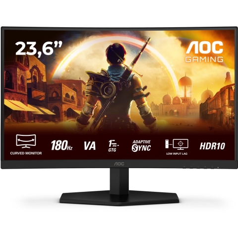 AOC C24G42E 24  Full HD 180Hz VA Curved Gaming Monitor