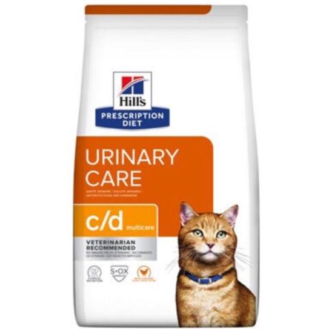 Hill&apos;s Prescription Diet C/D Multicare Urinary Care kattenvoer met kip 2 x 8 kg
