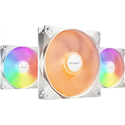 Be quiet! LIGHT WINGS LX 140mm PWM high-speed White Triple-Pack