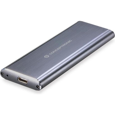 Conceptronic HDE01G behuizing voor opslagstations M.2 SSD enclosure Grijs