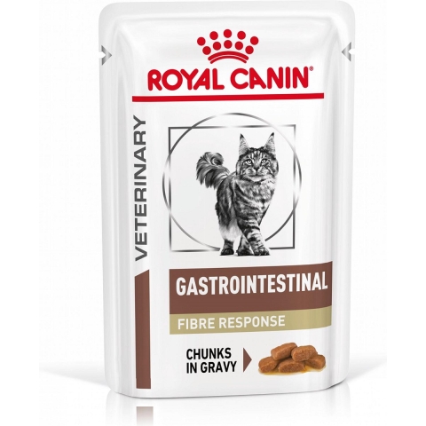 Royal Canin Veterinary Gastrointestinal Fibre Response natvoer kat 1 doos (12 x 85 g)