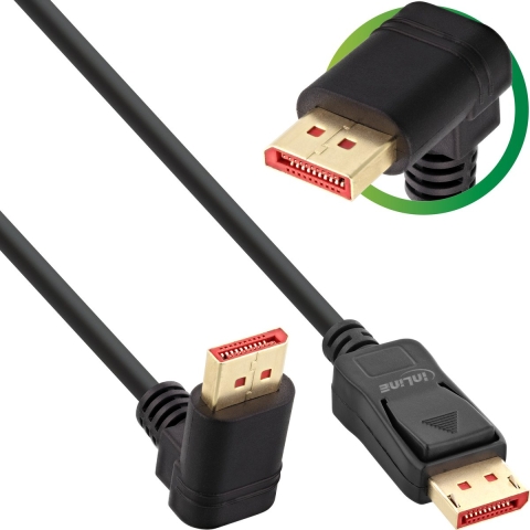 InLine 17153O DisplayPort kabel 3 m Zwart