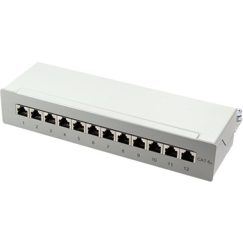 LogiLink NP0019 patch paneel 12 poorten