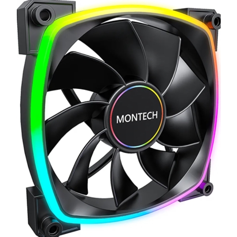 Montech RX140 PWM ARGB 140mm Zwart