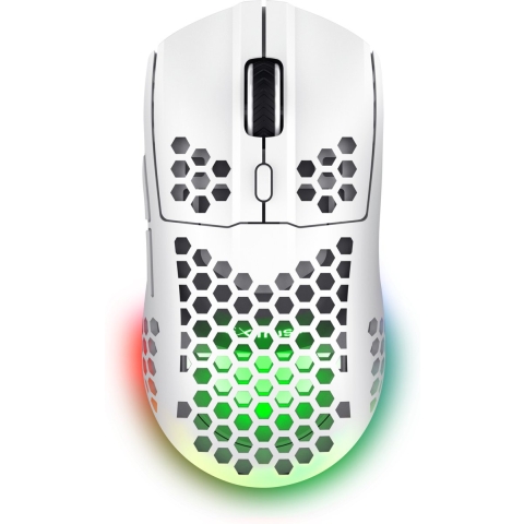 Trust GXT 929W Helox Draadloze Witte Gaming Muis