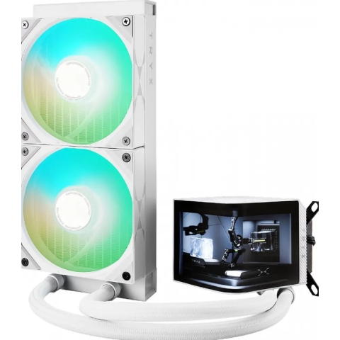 TRYX PANORAMA AIO waterkoeling ARGB 240mm Wit