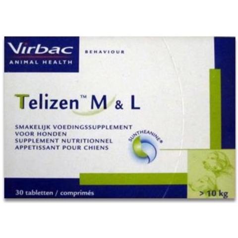 Virbac Telizen 100 mg M/L - voedingssupplement 30 tabletten