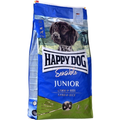 Happy Dog Sensible Junior met lam en rijst hondenvoer 2 x 10 kg
