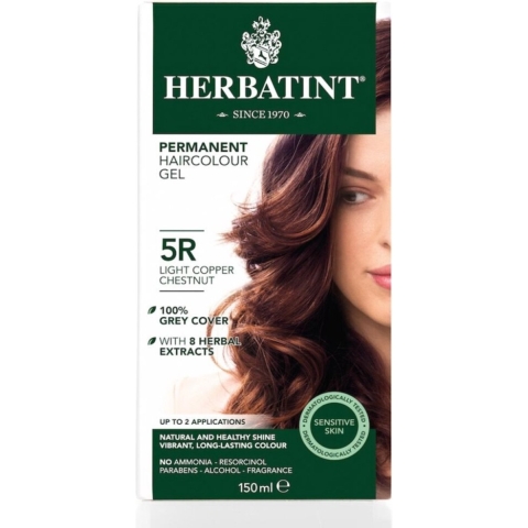 Herbatint Haarverft Gel - 5R Lichtkoper Kastanje