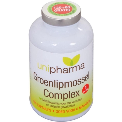Unipharma Groenlipmossel Complex Capsules