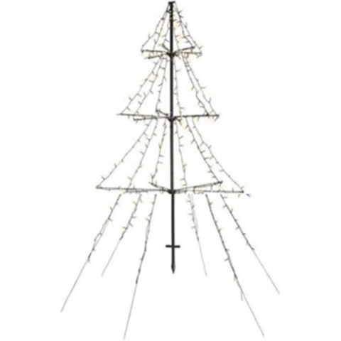 everlands kunstkerstboom vorm LED buitenverlichting 180