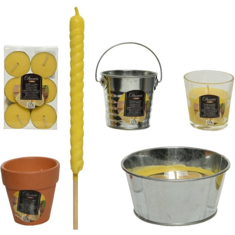 Decoris Citronella kaars DISPLAY