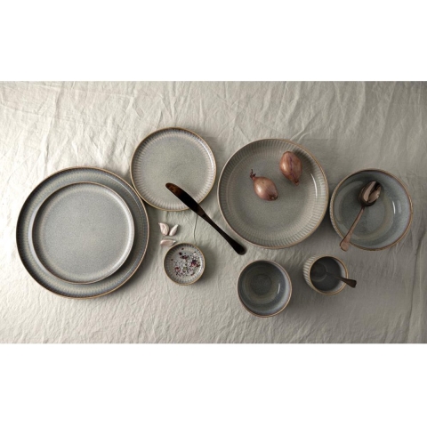 Dutch Rose Sapphire kom Ø11cm grijs 4st