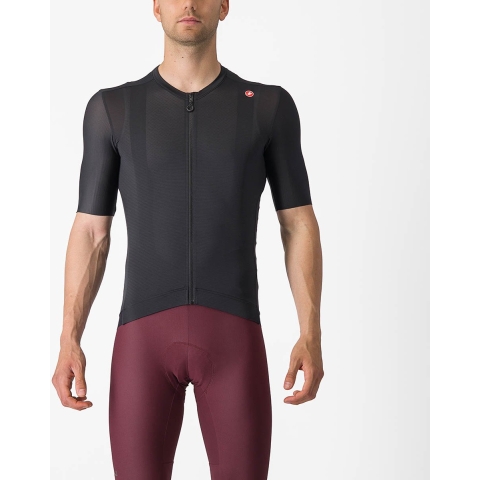 Espresso fietsshirt met korte mouwen, voor heren, Maat L, Fietsshirt,
