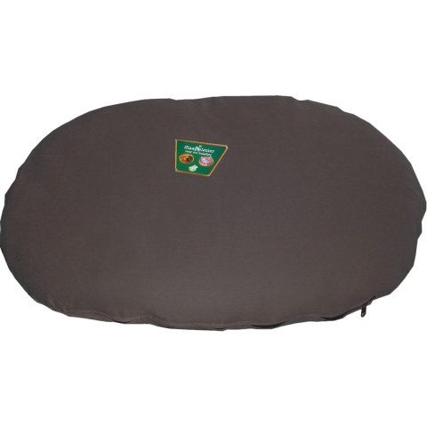 Ligkussen met rits antraciet 100 cm - Gebr de boon