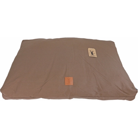 Boony Est 1941 ligkussen basic brown 85x60 cm - Gebr de boon