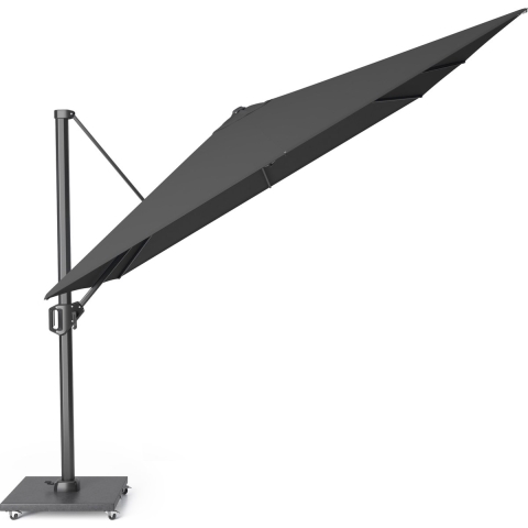 Zweefparasol Challenger T1 premium 3x3 meter Faded Black zonwering - Platinum