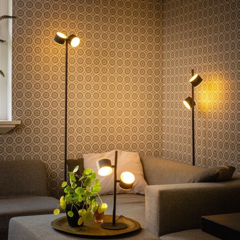 ETH Prince - Vloerlampen - 25 Cm - Zwart
