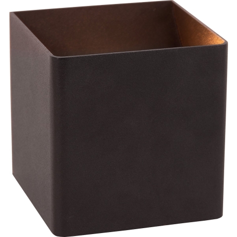 Lucide Vertigo - Oplaadbare Wandlamp Met Sensor - 10 X 10 X 10 Cm - 6W Dimbare LED Incl. - IP54 - Zwart