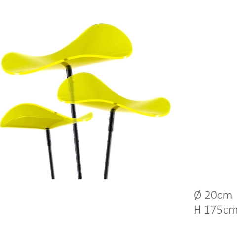 3 stuks! Zonnevangers Lucy Citroen geel groot 175x20 cm Cazador Del Sol - Cazador del sol