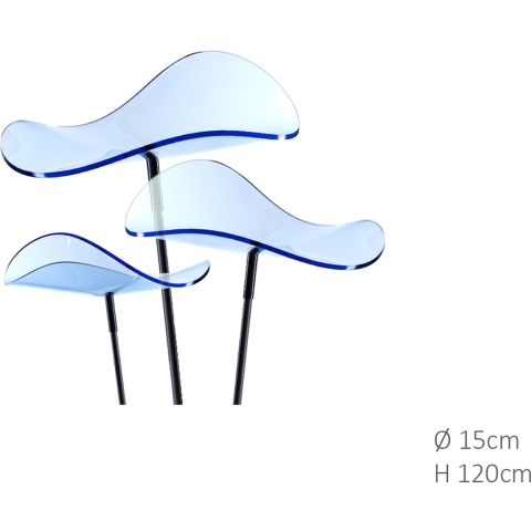 3 stuks! Zonnevangers Lucy Blauw medium 120x15 cm Cazador Del Sol - Cazador del sol