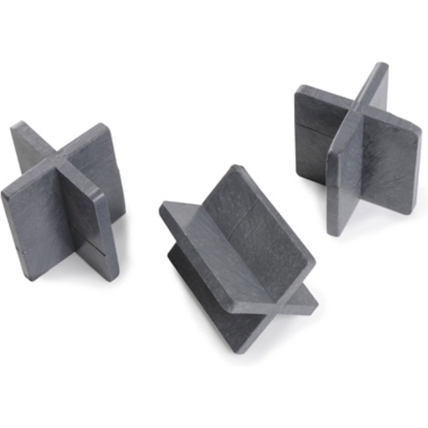 Voegkruis herbruikbaar zwart 5mm 50x55mm (50stuks.) - Gardenlux
