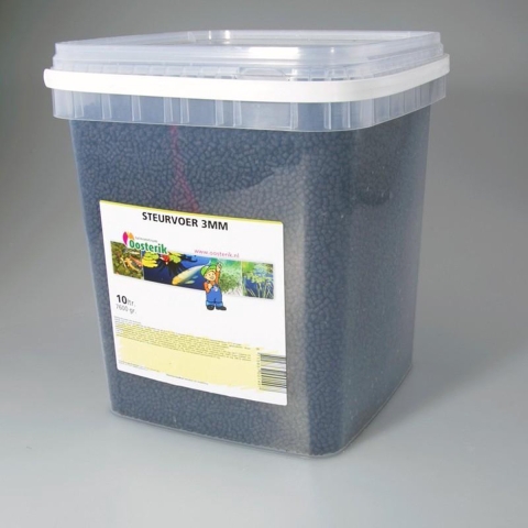 Steurvoer 3 mm 10 liter - Suren collection