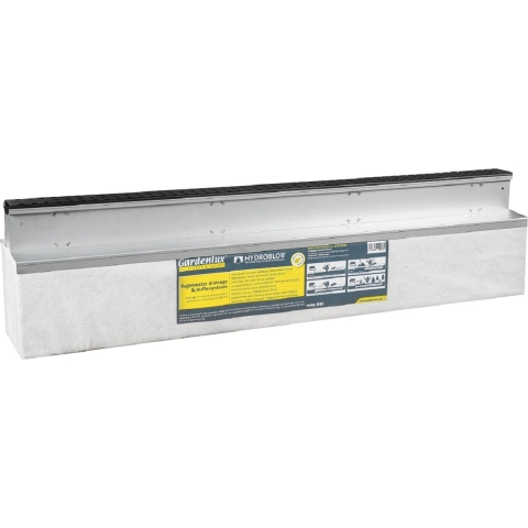 Slimline set grafiet incl. D45 unit 120x20x 30 cm prijs per stuk - Gardenlux