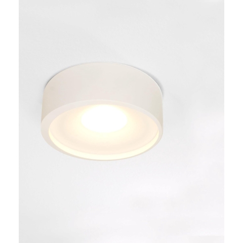 Artdelight Orlando - Plafondverlichting - Ø 14 X 5 Cm - 10W Dimbare LED Incl. - Wit