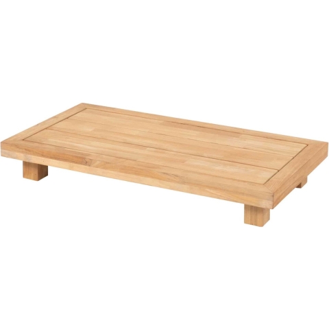 Paradiso Bijzet Tafel Teak 95.5 x 50 x 14 cm - 4so