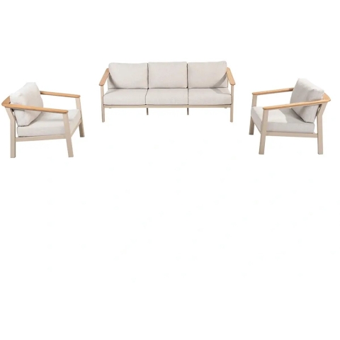 Olivia loungeset 3-zits lounge bank 2x lounge stoel Taste - Taste