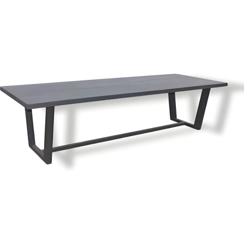 Lauren tafel 300x110x76 cm teak charcoal finish - Max luuk