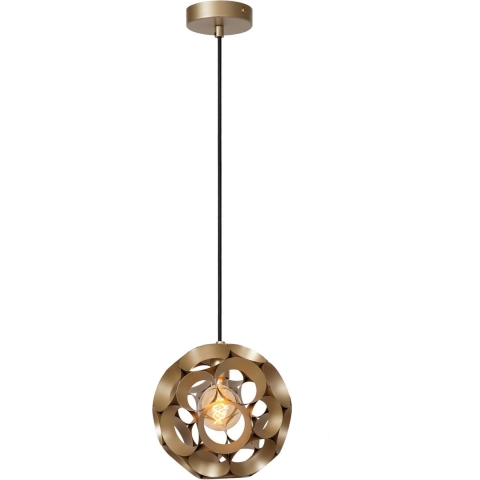 Lucide Hannelore - Hanglamp - Ø 30 X 163 Cm - Goud