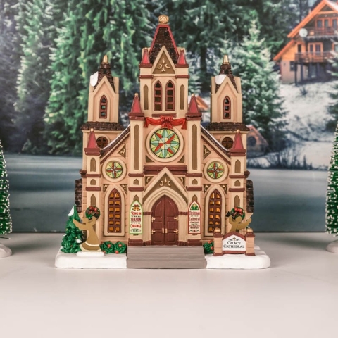 Grace Cathedral 19x23x27 cm Kersthuisje - Lemax