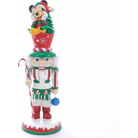 Holly Wood Mickey Nutcracker 14 inch - Kurt s adler