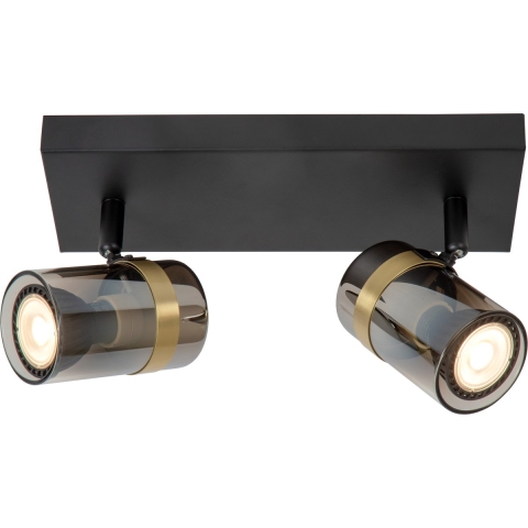 Lucide Upton - Opbouw Spot 2L - 26 X 9,5 X 12,5 Cm - Gerookt