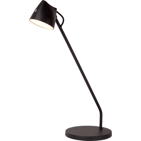 Lucide Milne - Tafellamp - 16 X 31,7 X 42 Cm - 8W Dimbare LED Incl. - Zwart